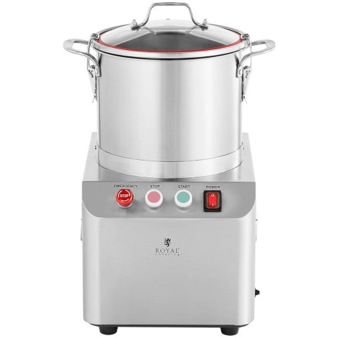 Kuter wilk gastronomiczny do siekania mielenia krojenia mięsa warzyw 1400 obr./min 10 l 750 W Kuter wilk gastronomiczny do siekania mielenia krojenia mięsa warzyw 1400 obr./min 10 l 750 W