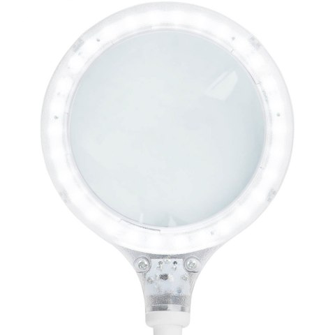 Lampa kosmetyczna warsztatowa powiększająca 5 dioptrii 30x LED śr. 125 mm Lampa kosmetyczna warsztatowa powiększająca 5 dioptrii 30x LED śr. 125 mm