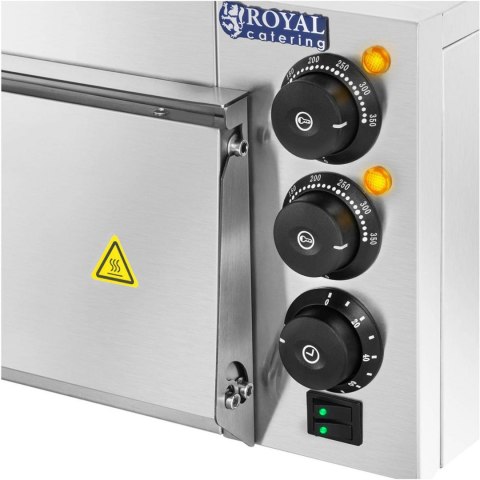Piec do pizzy jednokomorowy z szybą 1 pizza 60 cm 230 V 3000 W Piec do pizzy jednokomorowy z szybą 1 pizza 60 cm 230 V 3000 W