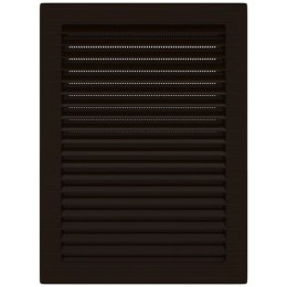 KRATKA METALOWA SKOŚNA W RAMCE Z SIATKĄ 14*21CM BRĄZ.
