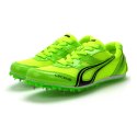 Zielone buty lekkoatletyczne z kolcami do biegów i skoków na bieżni Legend