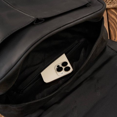 Torba męska na ramię skórzana czarna vintage na laptopa duża Paolo Peruzzi T-81-HBL Torba męska na ramię skórzana czarna vintage na laptopa duża Paolo Peruzzi T-81-HBL