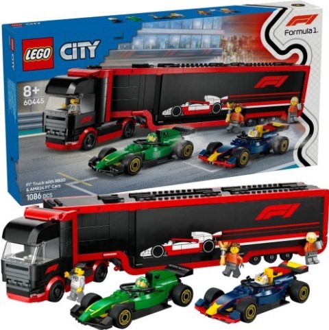 60445 - LEGO City - F1® Ciężarówka z bolidami RB20 i AMR24 F1® 60445 - LEGO City - F1® Ciężarówka z bolidami RB20 i AMR24 F1®
