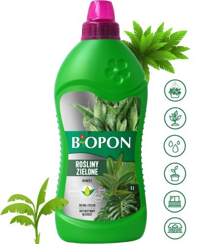 BOPON - Nawóz do roślin zielonych płyn 1L BOPON - Nawóz do roślin zielonych płyn 1L