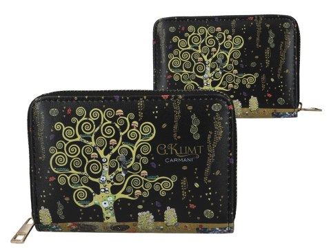 Portfelik na suwak - G. Klimt, Drzewo życia (CARMANI) Portfelik na suwak - G. Klimt, Drzewo życia (CARMANI)