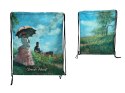 Worek na plecy - C. Monet, Kobieta z parasolem (CARMANI)