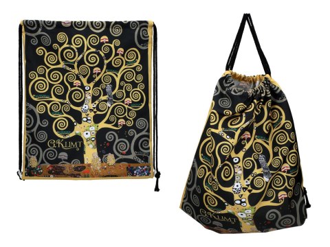 Worek na plecy - G. Klimt, Drzewo, czarne tło (CARMANI) Worek na plecy - G. Klimt, Drzewo, czarne tło (CARMANI)