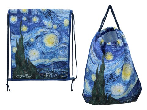 Worek na plecy - V. van Gogh, Gwiaździsta Noc (CARMANI) Worek na plecy - V. van Gogh, Gwiaździsta Noc (CARMANI)