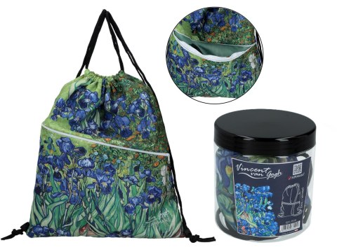 Worek na plecy z kieszenią w tubie - V. van Gogh (CARMANI) Worek na plecy z kieszenią w tubie - V. van Gogh (CARMANI)