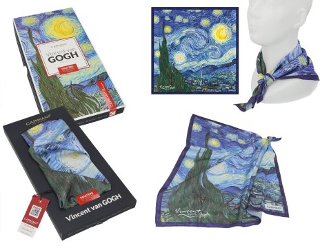 Apaszka - V. van Gogh, Gwiaździsta Noc (CARMANI) Apaszka - V. van Gogh, Gwiaździsta Noc (CARMANI)