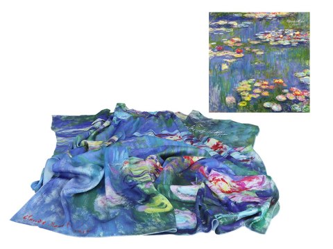 Chusta - C. Monet, Lilie wodne (CARMANI) Chusta - C. Monet, Lilie wodne (CARMANI)