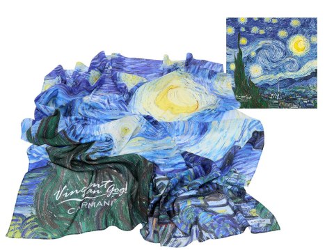 Chusta - V. van Gogh, Gwiaździsta Noc (CARMANI) Chusta - V. van Gogh, Gwiaździsta Noc (CARMANI)