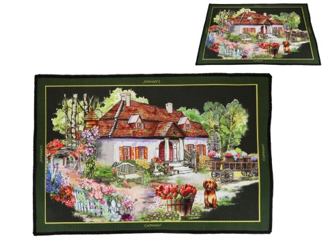 Dywanik - Biały dworek (CARMANI)