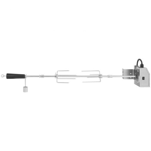 Rożen elektryczny obrotowy do grilla ze stali nierdzewnej 83 cm 2 obr./min Rożen elektryczny obrotowy do grilla ze stali nierdzewnej 83 cm 2 obr./min