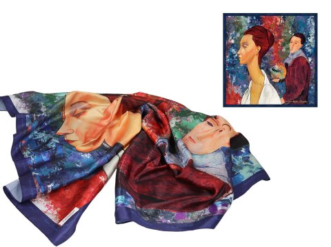 Chusta - A. Modigliani, Lunia Czechowska i Amedeo Modigliani (CAMANI) Chusta - A. Modigliani, Lunia Czechowska i Amedeo Modigliani (CAMANI)