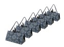 Kpl. 6 torebek ozdobnych - Wzór geometryczny (CARMANI)