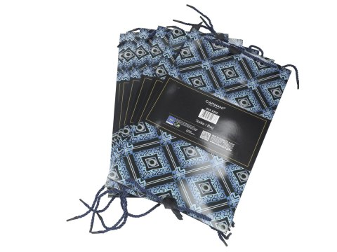 Kpl. 6 torebek ozdobnych - Wzór geometryczny (CARMANI)