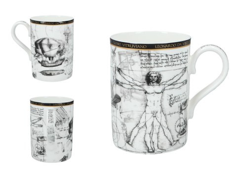 Kubek - L. da Vinci - Człowiek Witruwiański (CARMANI) Kubek - L. da Vinci - Człowiek Witruwiański (CARMANI)