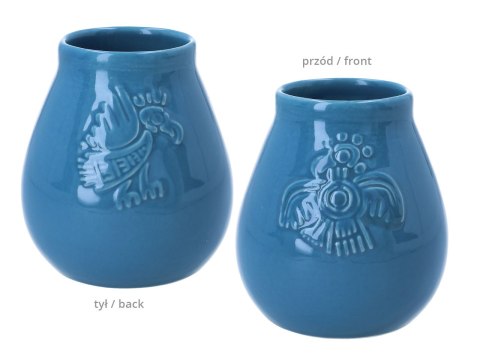 Naczynie Ceramiczne do Yerby - morski błękit Naczynie Ceramiczne do Yerby - morski błękit