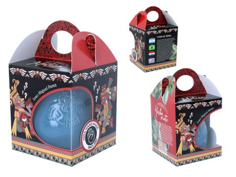 Naczynie Ceramiczne do Yerby - morski błękit Naczynie Ceramiczne do Yerby - morski błękit