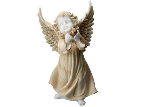 Anioł z gołębiem - alabaster grecki Anioł z gołębiem - alabaster grecki
