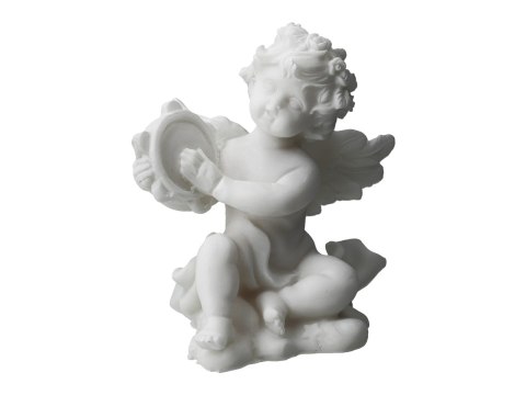 Aniołek grający na tamburynie - alabaster grecki Aniołek grający na tamburynie - alabaster grecki