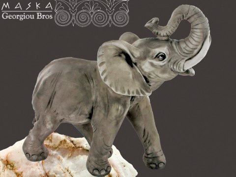 Słoń Kleofas -alabaster grecki Słoń Kleofas -alabaster grecki