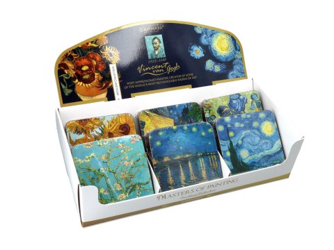 Display 36 podkładek korkowych - V. van Gogh, mix (CARMANI) Display 36 podkładek korkowych - V. van Gogh, mix (CARMANI)