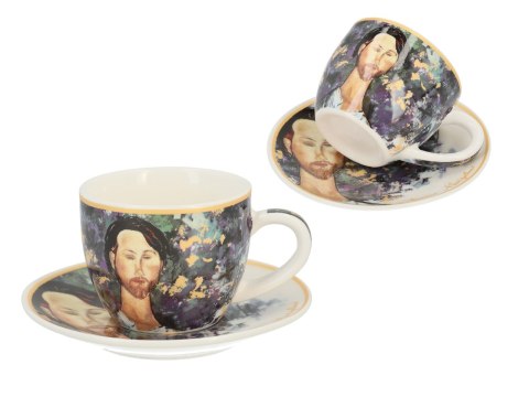Filiżanka espresso ze spodkiem - A. Modigliani, Leopold Zborowsk (CARMANI) Filiżanka espresso ze spodkiem - A. Modigliani, Leopold Zborowsk (CARMANI)