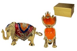 Kasetka metalowa - słoń