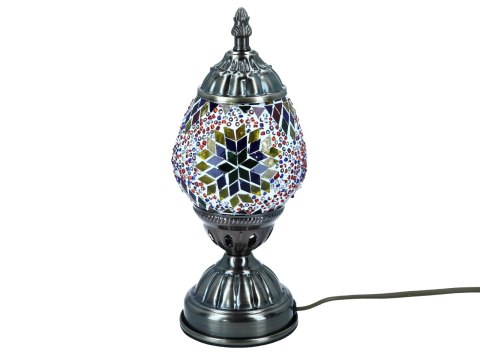 Lampa stołowa - klosz pojedynczy, wielokolorowy Lampa stołowa - klosz pojedynczy, wielokolorowy