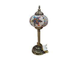 Lampa stołowa - klosz pojedynczy, wielokolorowy