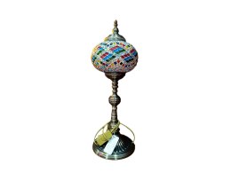 Lampa stołowa - klosz pojedynczy, wielokolorowy