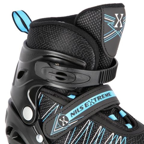 NH11912 A 2w1 BLACK/BLUE ROZM. L(39-42) ŁYŻWOROLKI Z WYM. PŁ. HOKEJOWĄ NILS EXTREME NH11912 A 2w1 BLACK/BLUE ROZM. L(39-42) ŁYŻWOROLKI Z WYM. PŁ. HOKEJOWĄ NILS EXTREME