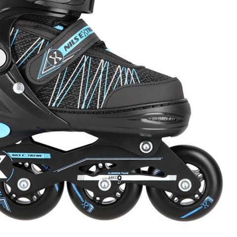 NH11912 A 2w1 BLACK/BLUE ROZM. S(31-34) ŁYŻWOROLKI Z WYM. PŁ. HOKEJOWĄ NILS EXTREME NH11912 A 2w1 BLACK/BLUE ROZM. S(31-34) ŁYŻWOROLKI Z WYM. PŁ. HOKEJOWĄ NILS EXTREME