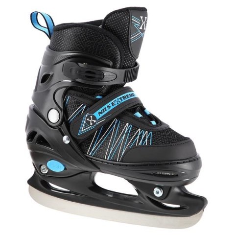 NH11912 A 2w1 BLACK/BLUE ROZM. S(31-34) ŁYŻWOROLKI Z WYM. PŁ. HOKEJOWĄ NILS EXTREME NH11912 A 2w1 BLACK/BLUE ROZM. S(31-34) ŁYŻWOROLKI Z WYM. PŁ. HOKEJOWĄ NILS EXTREME