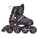NH11912 A 2w1 BLACK/PINK ROZM. L(39-42) ŁYŻWOROLKI Z WYM. PŁ. HOKEJOWĄ NILS EXTREME