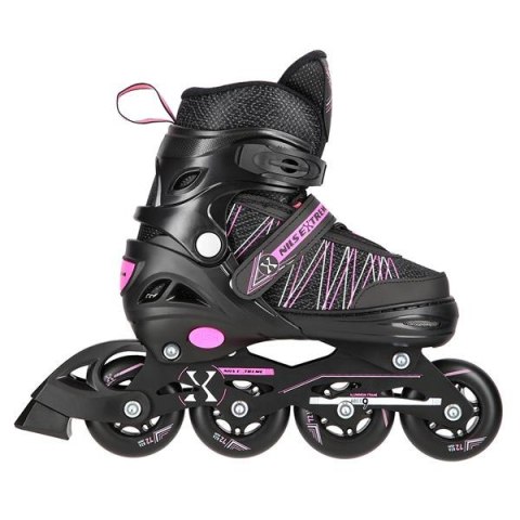 NH11912 A 2w1 BLACK/PINK ROZM. L(39-42) ŁYŻWOROLKI Z WYM. PŁ. HOKEJOWĄ NILS EXTREME NH11912 A 2w1 BLACK/PINK ROZM. L(39-42) ŁYŻWOROLKI Z WYM. PŁ. HOKEJOWĄ NILS EXTREME