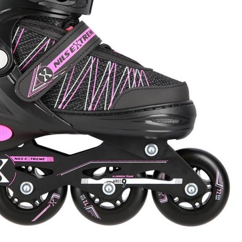 NH11912 A 2w1 BLACK/PINK ROZM. L(39-42) ŁYŻWOROLKI Z WYM. PŁ. HOKEJOWĄ NILS EXTREME NH11912 A 2w1 BLACK/PINK ROZM. L(39-42) ŁYŻWOROLKI Z WYM. PŁ. HOKEJOWĄ NILS EXTREME