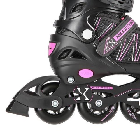 NH11912 A 2w1 BLACK/PINK ROZM. S(31-34) ŁYŻWOROLKI Z WYM. PŁ. HOKEJOWĄ NILS EXTREME NH11912 A 2w1 BLACK/PINK ROZM. S(31-34) ŁYŻWOROLKI Z WYM. PŁ. HOKEJOWĄ NILS EXTREME