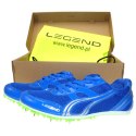 Niebieskie buty lekkoatletyczne z kolcami do biegów i skoków na bieżni Legend