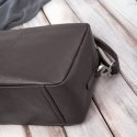 Torebka damska skórzana na ramię brązowa klasyczna Paolo Peruzzi E-30-BR