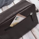 Torebka damska skórzana na ramię brązowa klasyczna Paolo Peruzzi E-30-BR