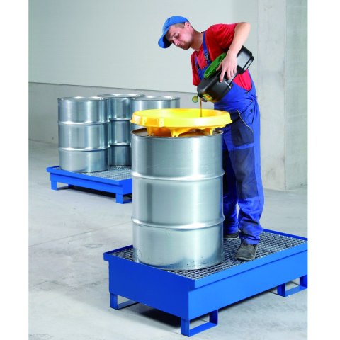 Wanna wychwytowa metalowa na 2 beczki 200L 120x80cm Wanna wychwytowa metalowa na 2 beczki 200L 120x80cm