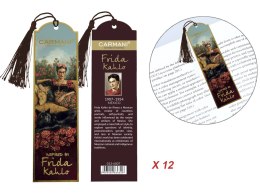 Kpl. 12 zakładek do książki - F. Kahlo (CARMANI)
