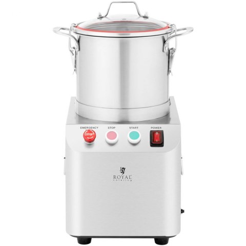 Kuter wilk gastronomiczny do siekania mielenia krojenia mięsa warzyw 1400 obr./min 6 l 550 W Kuter wilk gastronomiczny do siekania mielenia krojenia mięsa warzyw 1400 obr./min 6 l 550 W