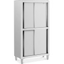 Szafa gastronomiczna magazynowa ze stali nierdzewnej drzwi suwane 120 kg 100 x 50 x 180 cm