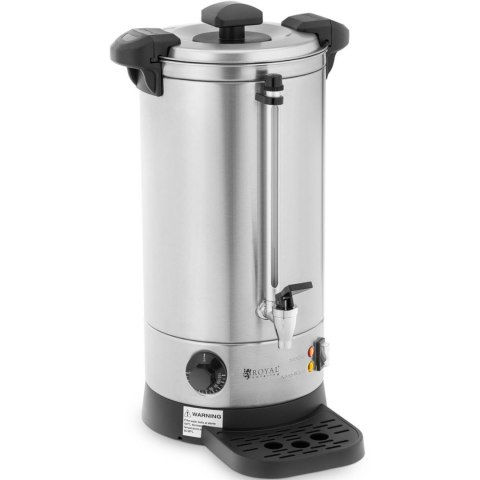 Warnik podgrzewacz do wody z podwójnymi ściankami i ociekaczem 9 L 1500 W srebrny Warnik podgrzewacz do wody z podwójnymi ściankami i ociekaczem 9 L 1500 W srebrny