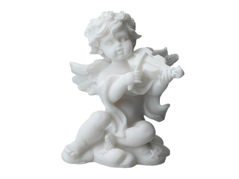 Aniołek grający na skrzypcach - alabaster grecki Aniołek grający na skrzypcach - alabaster grecki