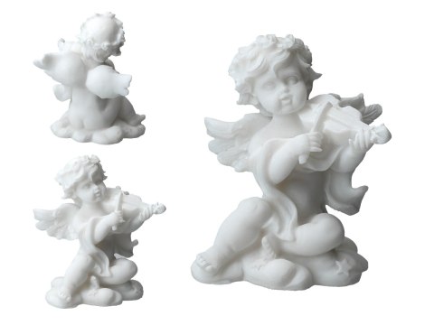 Aniołek grający na skrzypcach - alabaster grecki Aniołek grający na skrzypcach - alabaster grecki